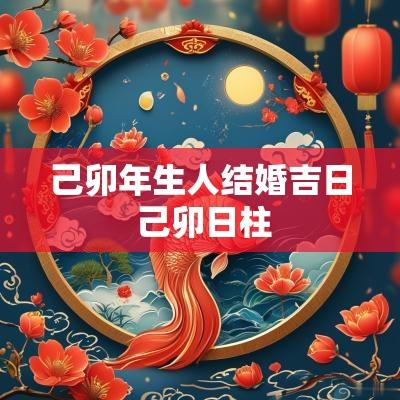 己卯年生人结婚吉日 己卯日柱