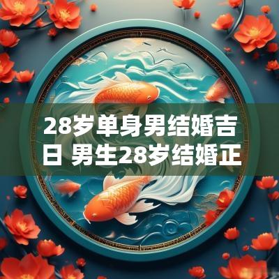 28岁单身男结婚吉日 男生28岁结婚正常吗