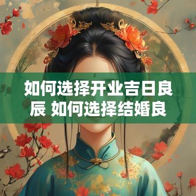 如何选择开业吉日良辰 如何选择结婚良辰吉日