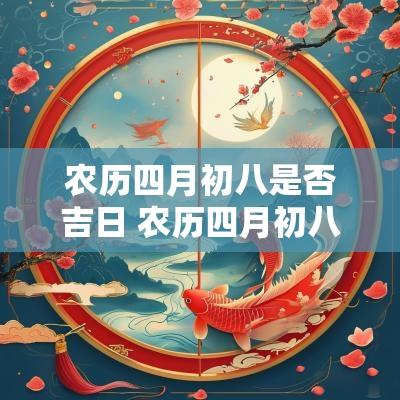 农历四月初八是否吉日 农历四月初八有什么讲究