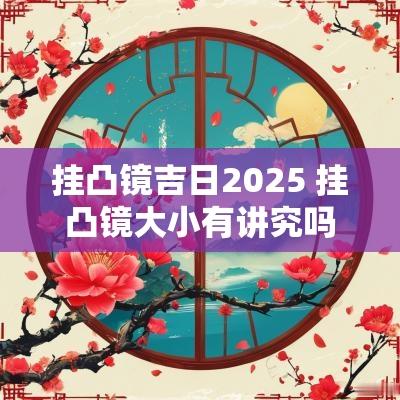 挂凸镜吉日2025 挂凸镜大小有讲究吗