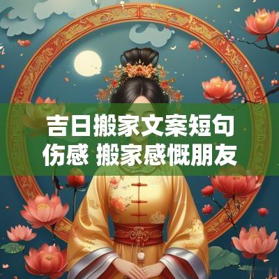 吉日搬家文案短句伤感 搬家感慨朋友圈文案