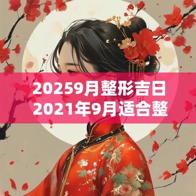 20259月整形吉日 2025年9月适合整容的日子