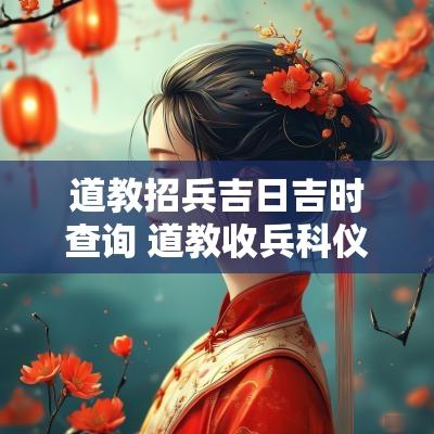 道教招兵吉日吉时查询 道教收兵科仪