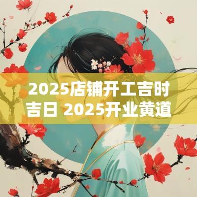 2025店铺开工吉时吉日 2025开业黄道吉日