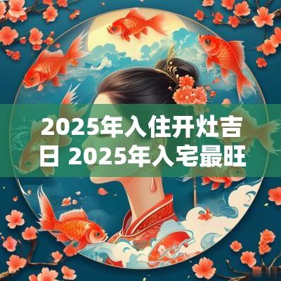 2025年入住开灶吉日 2025年入宅最旺的吉日