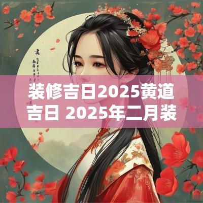 装修吉日2025黄道吉日 2025年二月装修的黄道吉日有哪些