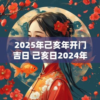 2025年己亥年开门吉日 己亥日2025年结婚运势