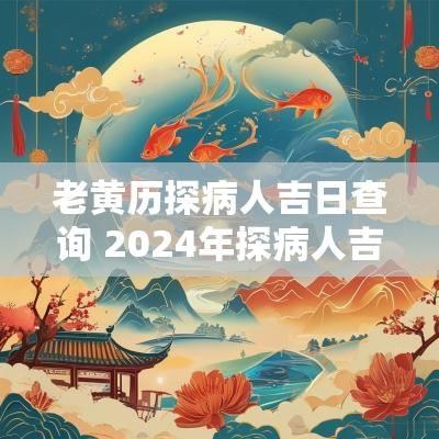 老黄历探病人吉日查询 2025年探病人吉日