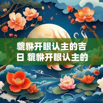 貔貅开眼认主的吉日 貔貅开眼认主的正宗方法