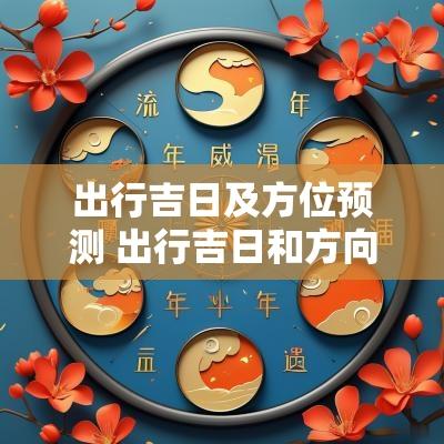 出行吉日及方位预测 出行吉日和方向