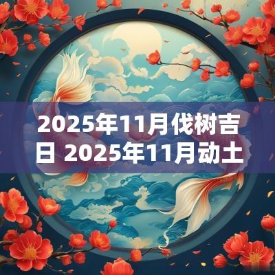 2025年11月伐树吉日 2025年11月动土黄道吉日