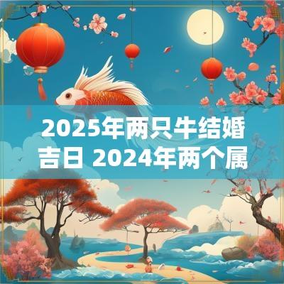 2025年两只牛结婚吉日 2025年两个属鼠的结婚好吗