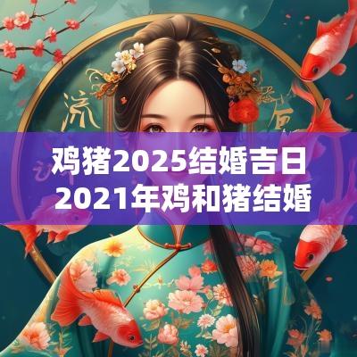 鸡猪2025结婚吉日 2025年鸡和猪结婚好吗