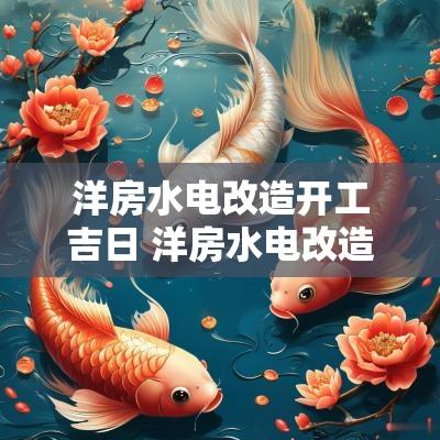 洋房水电改造开工吉日 洋房水电改造开工吉日查询