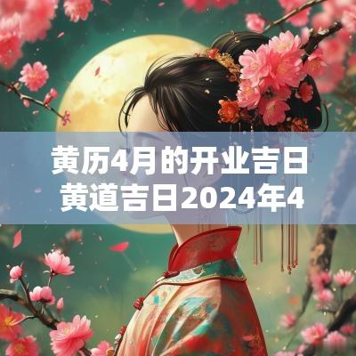 黄历4月的开业吉日 黄道吉日2025年4月开业
