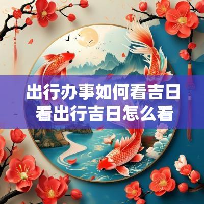 出行办事如何看吉日 看出行吉日怎么看