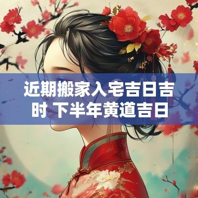 近期搬家入宅吉日吉时 下半年黄道吉日吉时搬家入宅