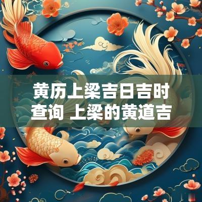 黄历上梁吉日吉时查询 上梁的黄道吉日