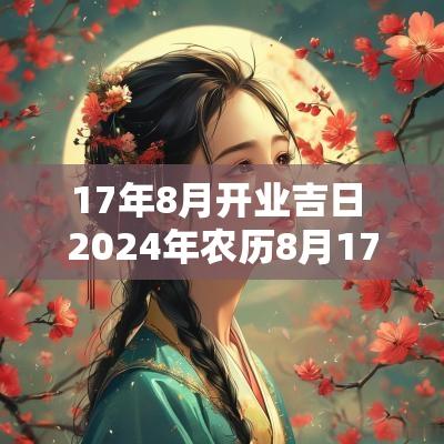 17年8月开业吉日 2025年农历8月17日是黄道吉日吗