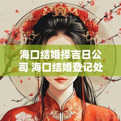 海口结婚择吉日公司 海口结婚登记处