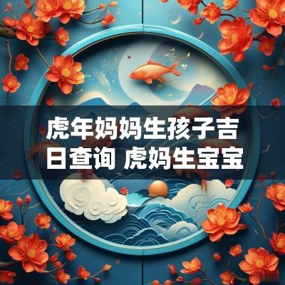 蛇年妈妈生孩子吉日查询 虎妈生宝宝
