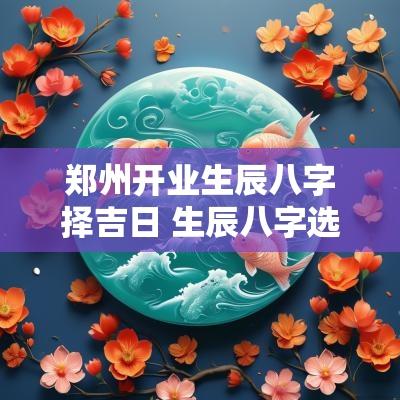 郑州开业生辰八字择吉日 生辰八字选入宅吉日