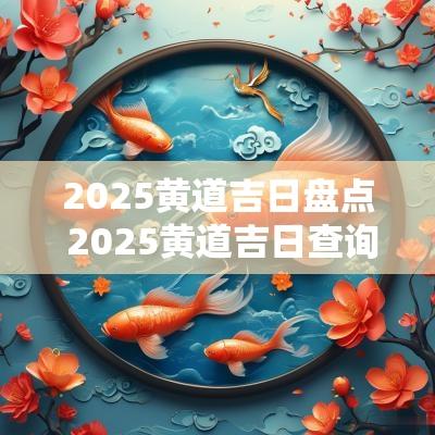 2025黄道吉日盘点 2025黄道吉日查询