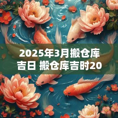 2025年3月搬仓库吉日 搬仓库吉时2025年2月