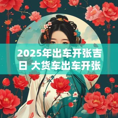 2025年出车开张吉日 大货车出车开张吉日怎么选