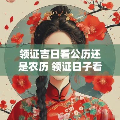 领证吉日看公历还是农历 领证日子看阴历还是阳历好