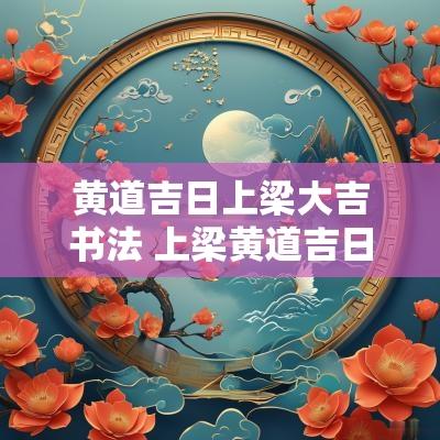 黄道吉日上梁大吉书法 上梁黄道吉日查询2025