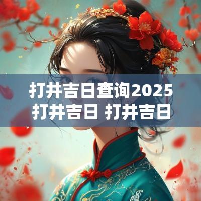 打井吉日查询2025打井吉日 打井吉日查询2025