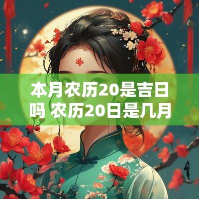 本月农历20是吉日吗 农历20日是几月几日