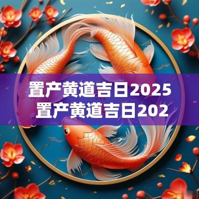 置产黄道吉日2025 置产黄道吉日2025
