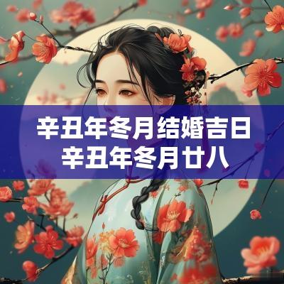 辛丑年冬月结婚吉日 辛丑年冬月廿八
