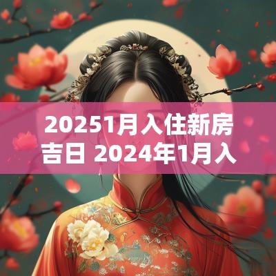 20251月入住新房吉日 2025年1月入住新房黄道吉日