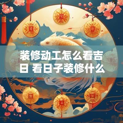装修动工怎么看吉日 看日子装修什么时间动工好