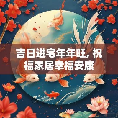 吉日进宅年年旺, 祝福家居幸福安康