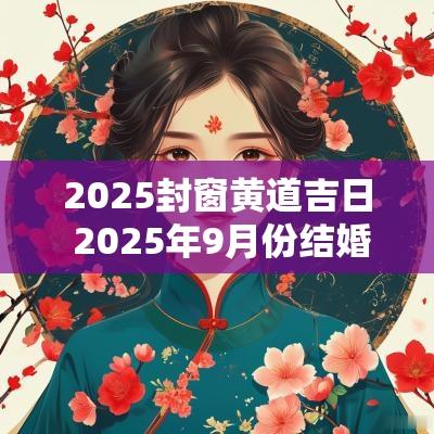 2025封窗黄道吉日 2025年9月份结婚黄道吉日