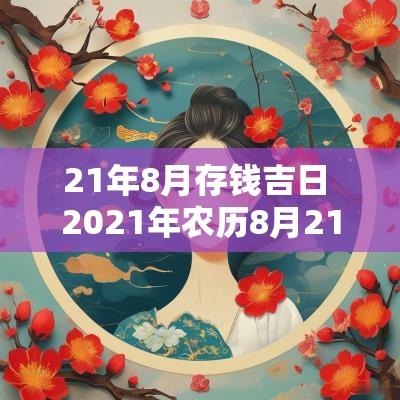 21年8月存钱吉日 2025年农历8月21日水墨