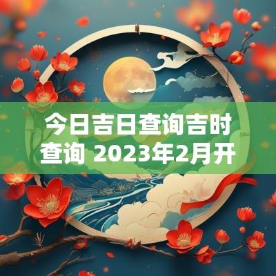 今日吉日查询吉时查询 2025年2月开业黄道吉日吉时查询