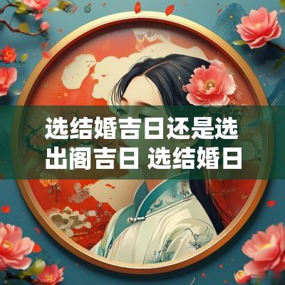 选结婚吉日还是选出阁吉日 选结婚日子有什么讲究