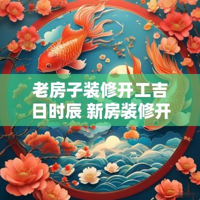 老房子装修开工吉日时辰 新房装修开工吉日时辰2025