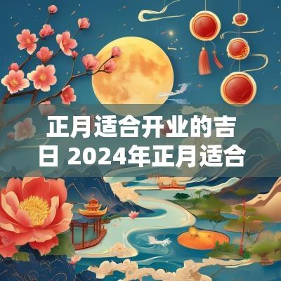 正月适合开业的吉日 2025年正月适合开业的日子有哪些