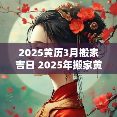 2025黄历3月搬家吉日 2025年搬家黄道吉日一览表 2025黄历3月搬家吉日 2025年搬家黄道吉日一览表