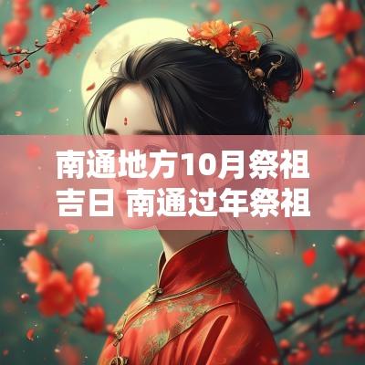 南通地方10月祭祖吉日 南通过年祭祖