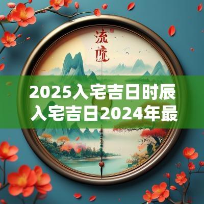 2025入宅吉日时辰 入宅吉日2025年最佳时辰是什么