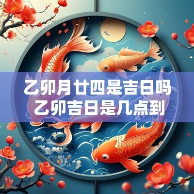 乙卯月廿四是吉日吗 乙卯吉日是几点到几点