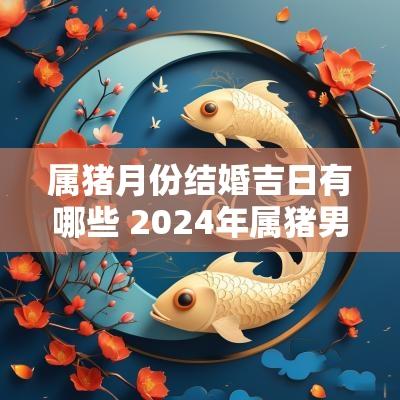 属猪月份结婚吉日有哪些 2025年属猪男孩结婚最佳月份是